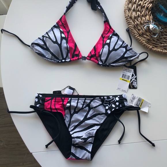 SOLD Fox Racing Swim Fly Moto Bikini Swimsuit - Picture 4 of 8